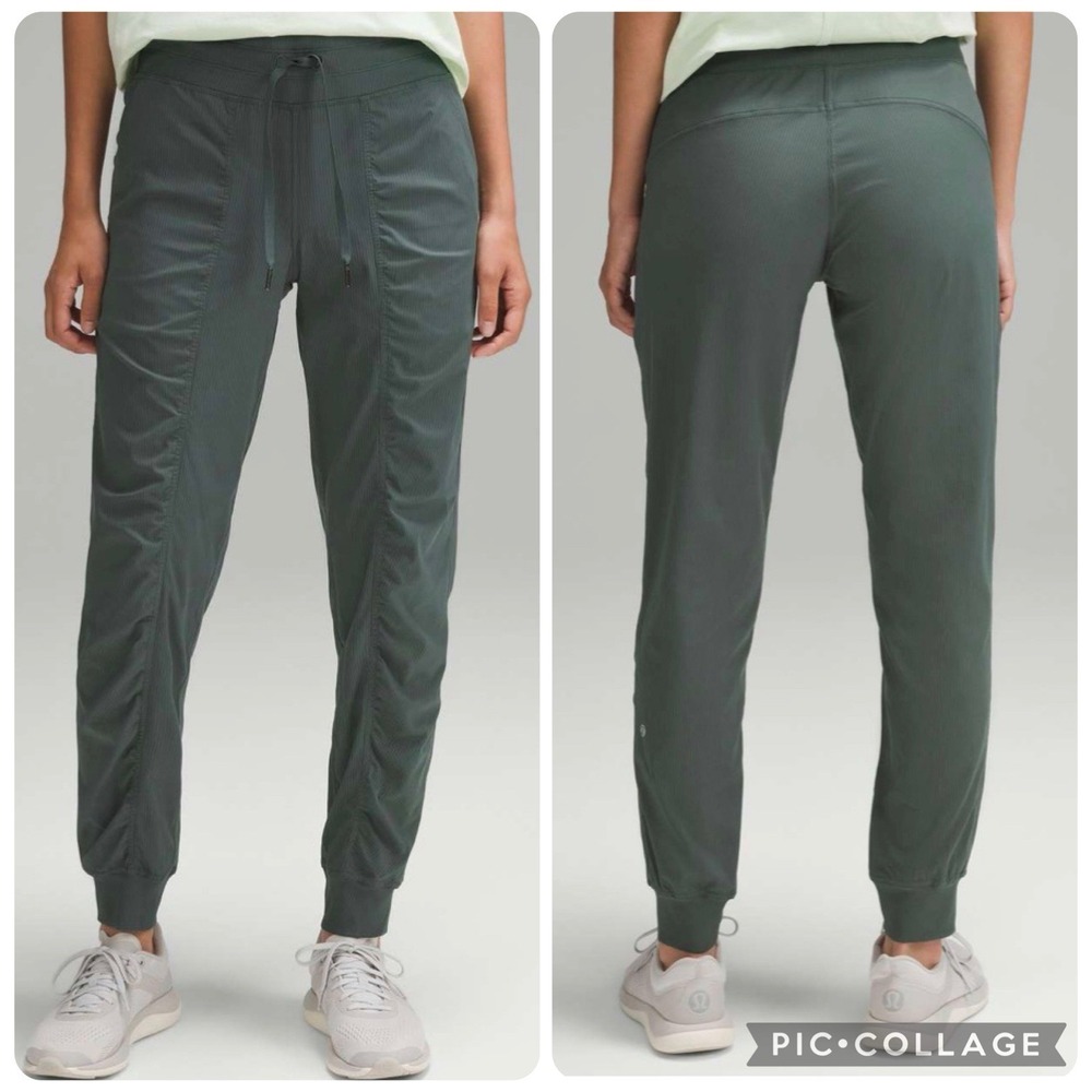 Lululemon Dance Studio Mid-Rise Jogger 29"in - Size 4- Green Athleisure Travel